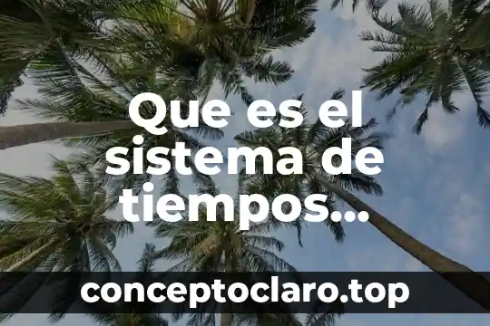 Que es el sistema de tiempos maquinas selgron