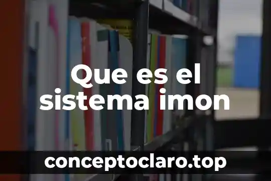 Que es el sistema imon