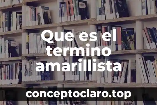 Qué es un recién nacido término 7 Que es el termino amarillista