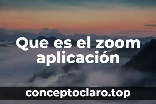 Lanzar aplicación por actividad principal que es significa 5 Que es el zoom aplicación