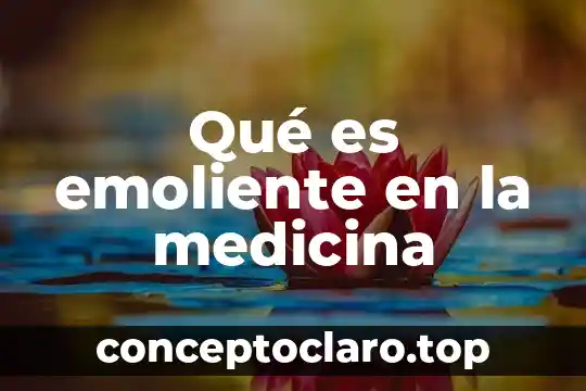 Qué es el coma tipos medicina 6 Qué es emoliente en la medicina
