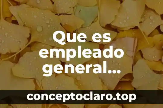 Que es empleado general cinepolis