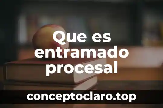Que es entramado procesal