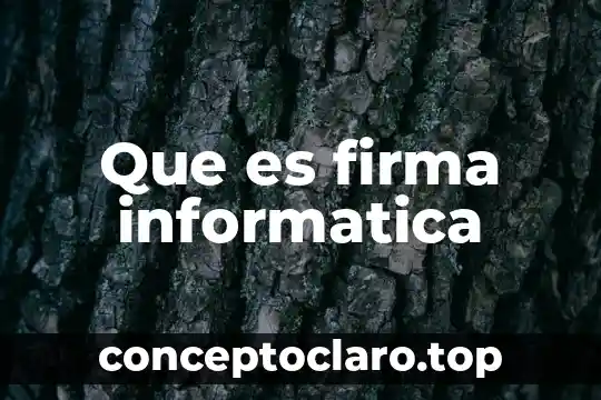 Qué es la firma de documentos 5 Que es firma informatica