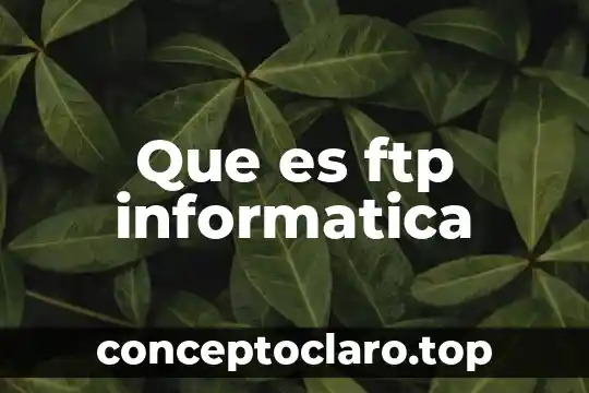 Que es glassfish en informatica 5 Que es ftp informatica