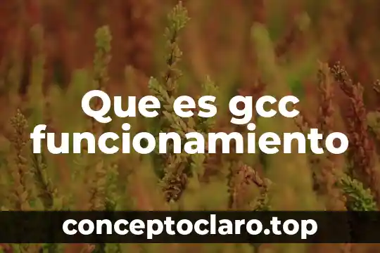 Que es gcc funcionamiento