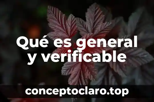 Que es el examen coprologico general 3 Qué es general y verificable