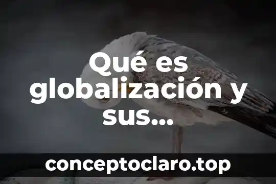 Qué es globalización y sus características