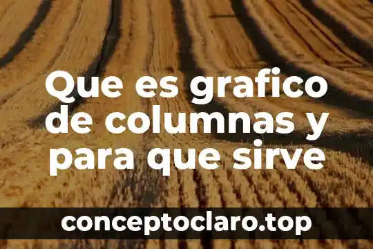 Que es un examen de relacionar columnas 4 Que es grafico de columnas y para que sirve