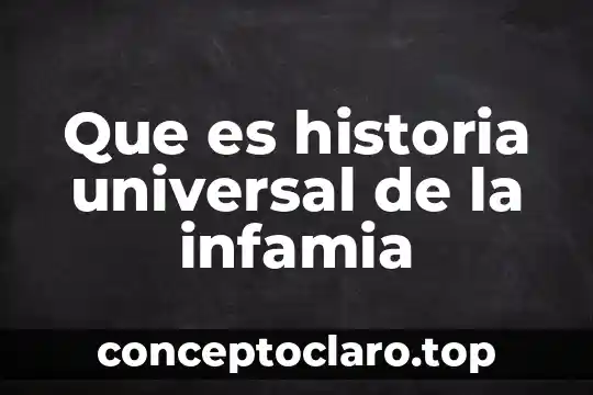 Qué es el imperialismo en historia universal contemporánea 4 Que es historia universal de la infamia