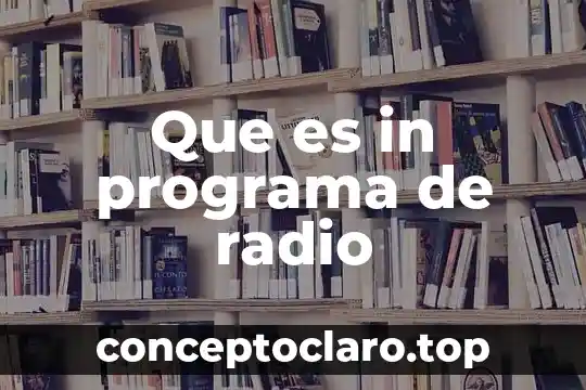 Que es el efecto de cross en radio 8 Que es in programa de radio