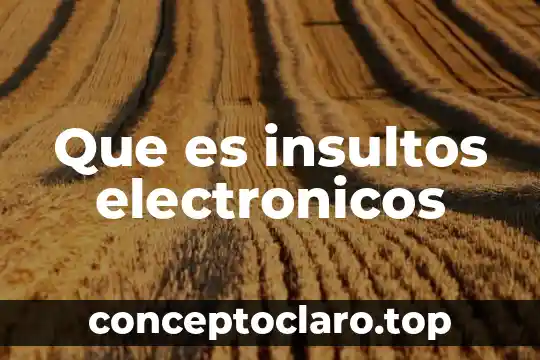 Qué es nomenclatura de los circuitos electrónicos 3 Que es insultos electronicos