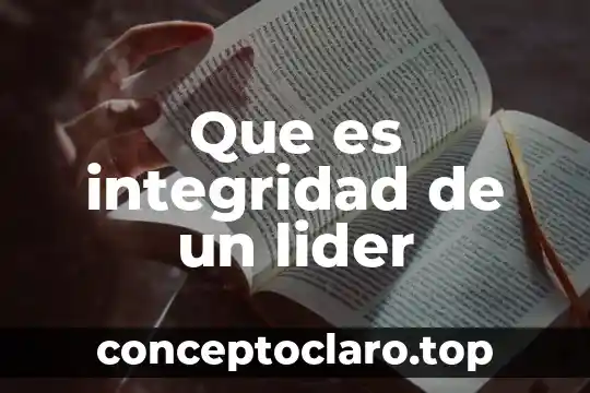 Que es líder planta de amapola para que sirve 3 Que es integridad de un lider