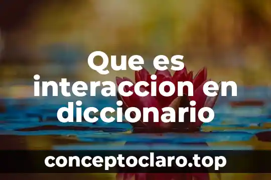 Que es el rascacielos diccionario 8 Que es interaccion en diccionario