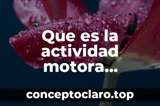 Que es la actividad motora retrosigmoidea