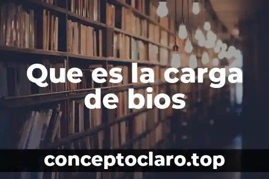 Que es la carga de bios