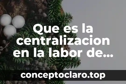 Que es la presentacion del mensaje de ventas 8 Que es la centralizacion en la labor de ventas