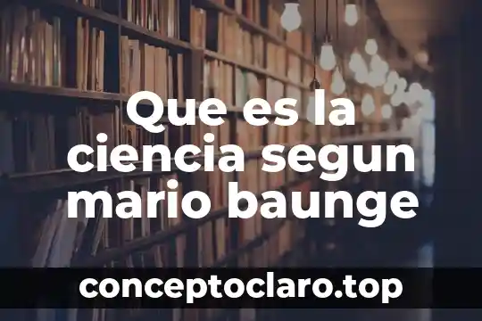 Qué es liderazgo según Mario de Marchis 7 Que es la ciencia segun mario baunge