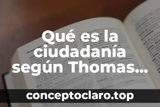 Que es la realidad segun el transcendentalismo 6 Qué es la ciudadanía según Thomas Hobbes