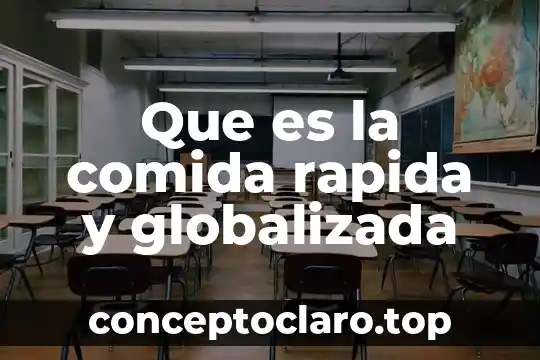 Que es ser de pumas 7 Que es la comida rapida y globalizada