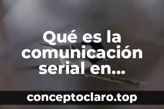 Que es una comunicacion interinstitucional 7 Qué es la comunicación serial en Arduino