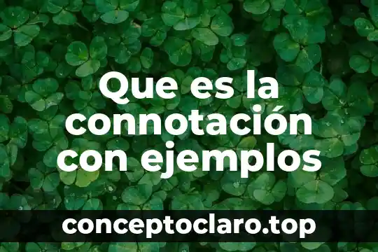 Que es postura ejemplos 3 Que es la connotación con ejemplos