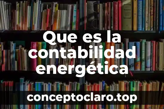 Que es la contabilidad energética