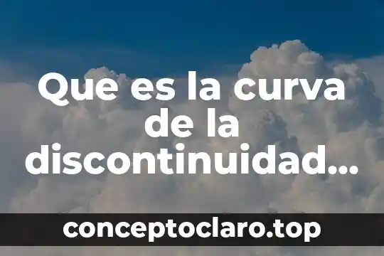 Que es el material as 6 Que es la curva de la discontinuidad del desarrollo