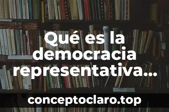 Qué es la democracia representativa Yahoo