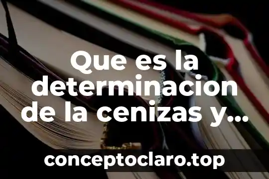 Que es un lector de solidos solidos concepto 4 Que es la determinacion de la cenizas y solidos