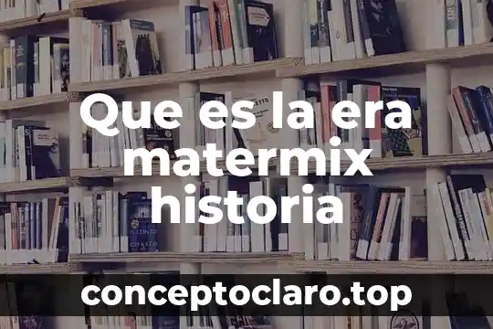Que es la era matermix historia
