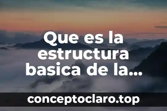 Que es una hoja electronica en el proceso contable 8 Que es la estructura basica de la teor铆a contable