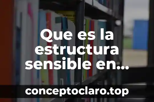 Que es la estructura sensible en arquitectura