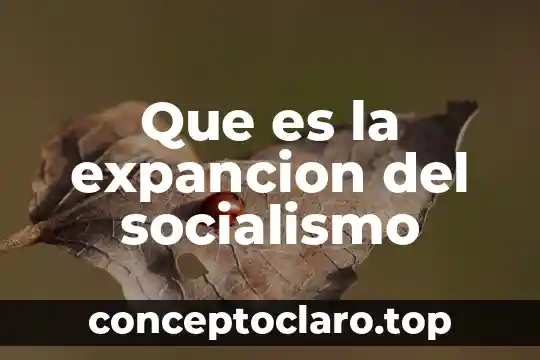 Qué es el socialismo lenin 3 Que es la expancion del socialismo