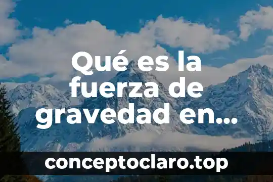 Que es alimentación por gravedad 3 Qué es la fuerza de gravedad en los puentes colgantes