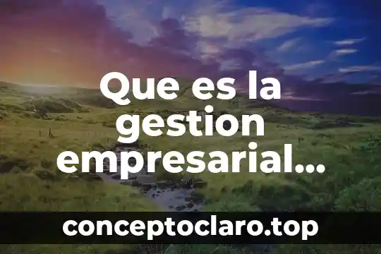 Que es la gestion empresarial libro el principito