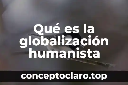 Qué es la globalización humanista