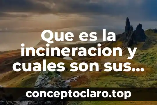 Que es la incineracion y cuales son sus consecuencias