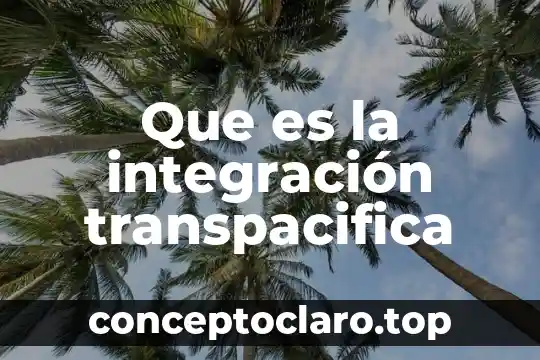 Qué es la integración laboral 4 Que es la integración transpacifica