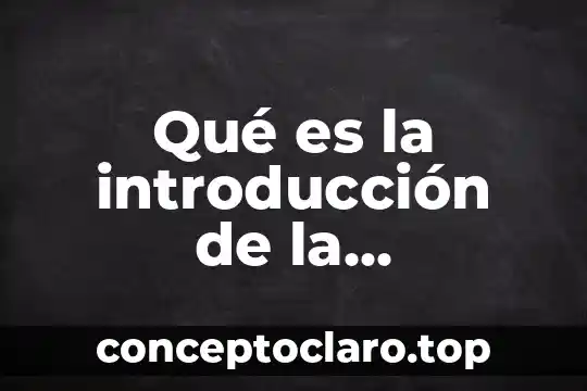Qué es la introducción de la estadística
