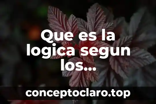 Que es la logica segun los planteamientos de hegel
