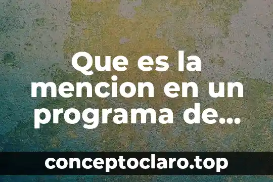 Que es el efecto de cross en radio 7 Que es la mencion en un programa de radio