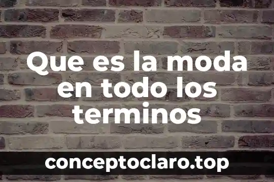 Que es price shoes y su moda 3 Que es la moda en todo los terminos