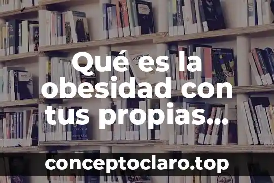 Qué es la obesidad con tus propias palabras