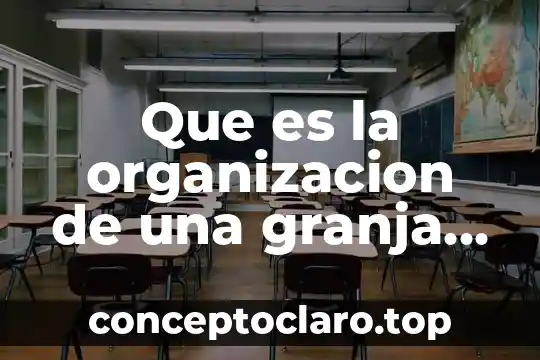 Que es una tesis en un texto publicitario 5 Que es la organizacion de una granja comercial porcina