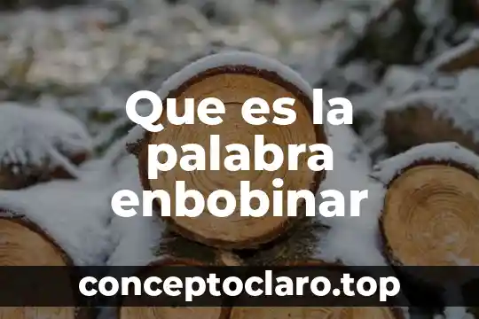 Que es gerontologia educativa 6 Que es la palabra enbobinar