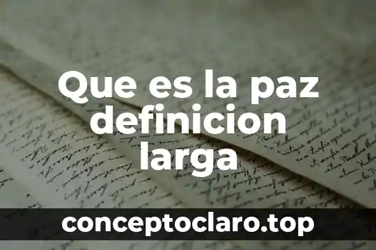 Qué es bon voyage definición 6 Que es la paz definicion larga