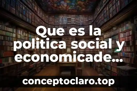 Que es la politica social y economicade los democratas