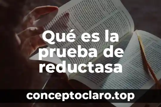 Prueba din en 63 español latino que es 5 Qué es la prueba de reductasa