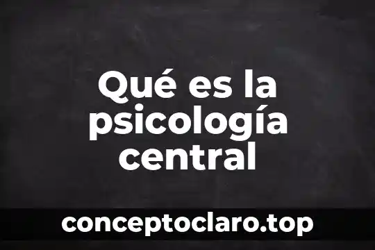 Que es la psicologia criminologica hilda marchiori objetivo 8 Qué es la psicología central